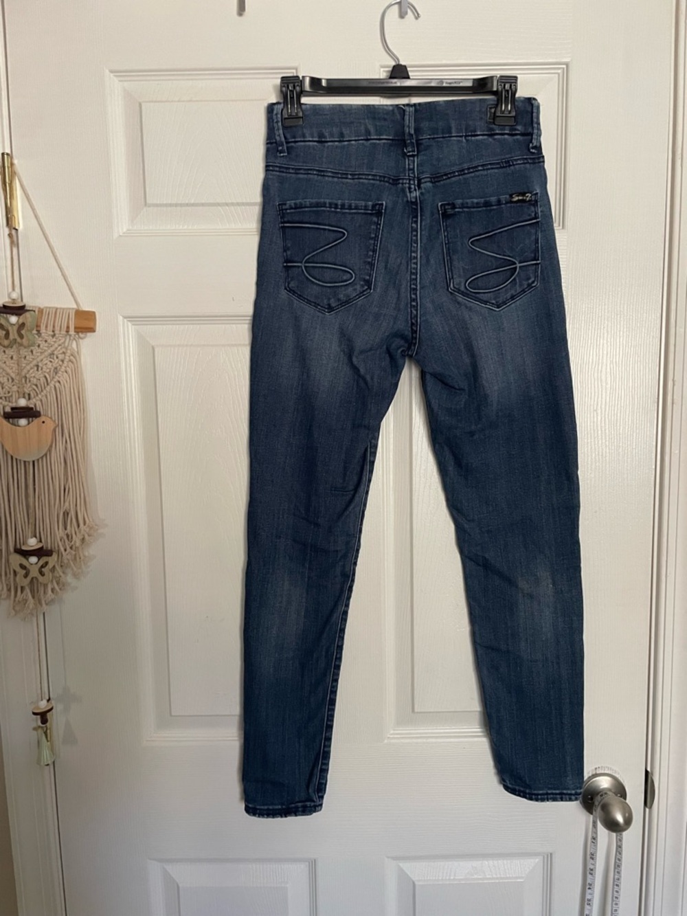 Seven7 Dark Blue Women's size 4 Slim High Waisted Jeans